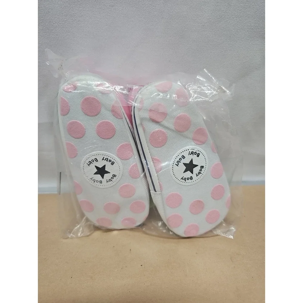 Baby Shoes Boy Girl Solid Sneaker Cotton Soft Anti-Slip Sole Infant Toddler sz 3